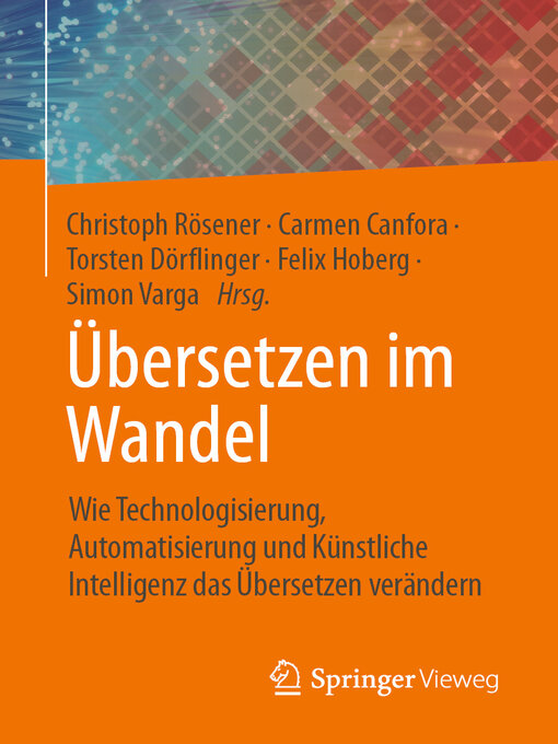 Title details for Übersetzen im Wandel by Christoph Rösener - Available